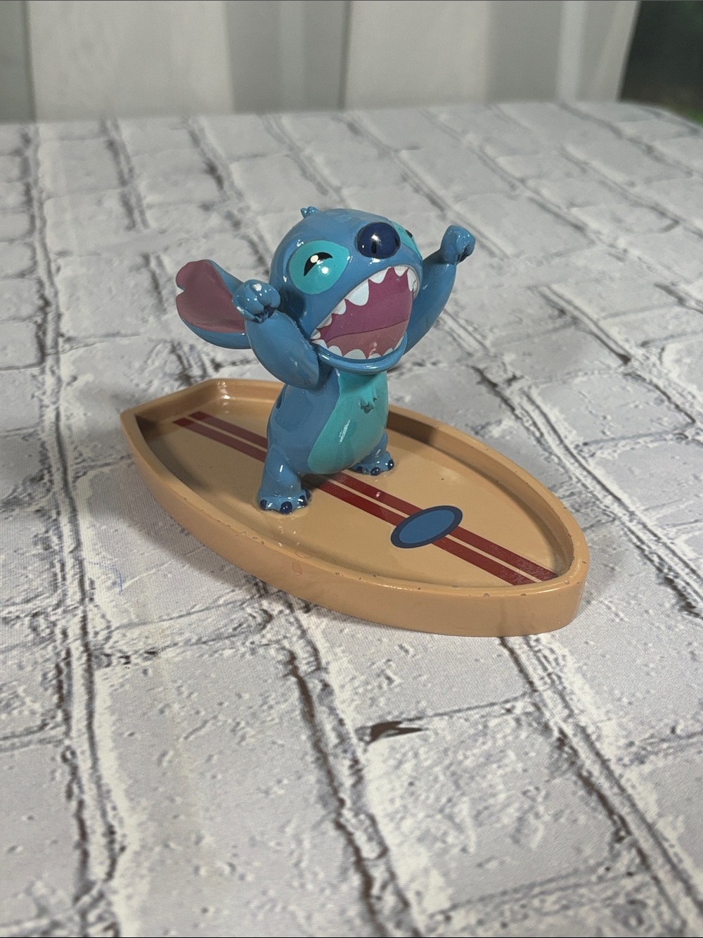 Disney Lilo & Stitch Surfing Statue Trinket Tray